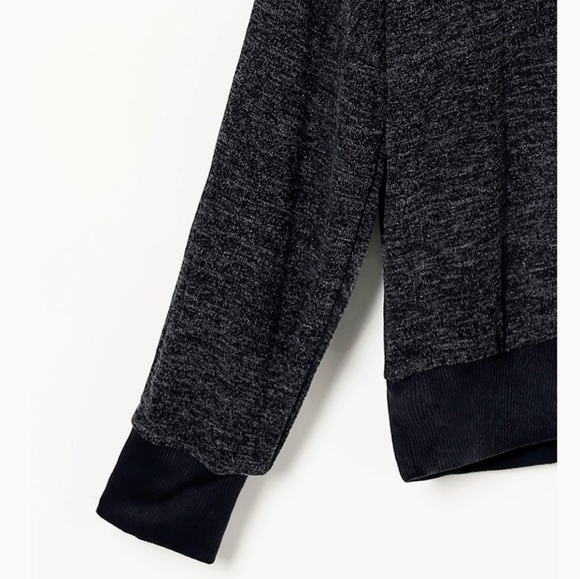 Solid Lace-Up Sweater - Picture 3 of 5